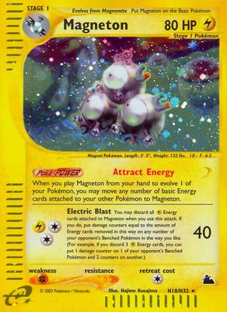 Magneton (H18) H18/144 - Skyridge Holofoil