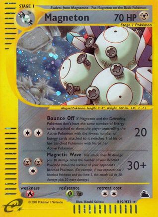 Magneton (H19) H19/144 - Skyridge Holofoil