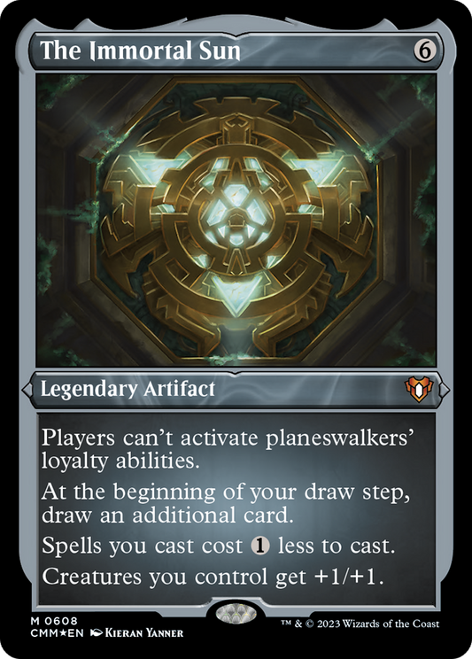 The Immortal Sun (CMM-608) - Commander Masters Etched Foil