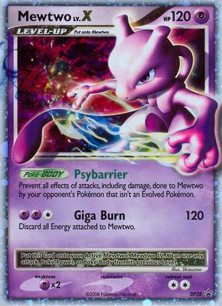 Mewtwo LV.X - DP28 DP28/56 - Diamond and Pearl Promos Holofoil