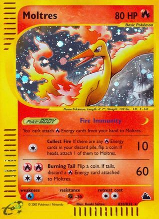 Moltres (H20) H20/144 - Skyridge Holofoil