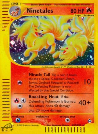 Ninetales (H19) H19/147 - Aquapolis Holofoil