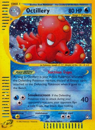 Octillery (H20) H20/147 - Aquapolis Holofoil