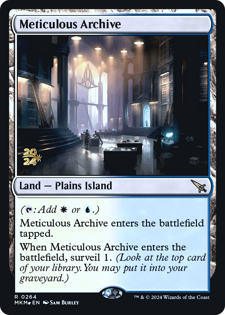 Meticulous Archive (PRE-264S) - Murders at Karlov Manor Promos Foil