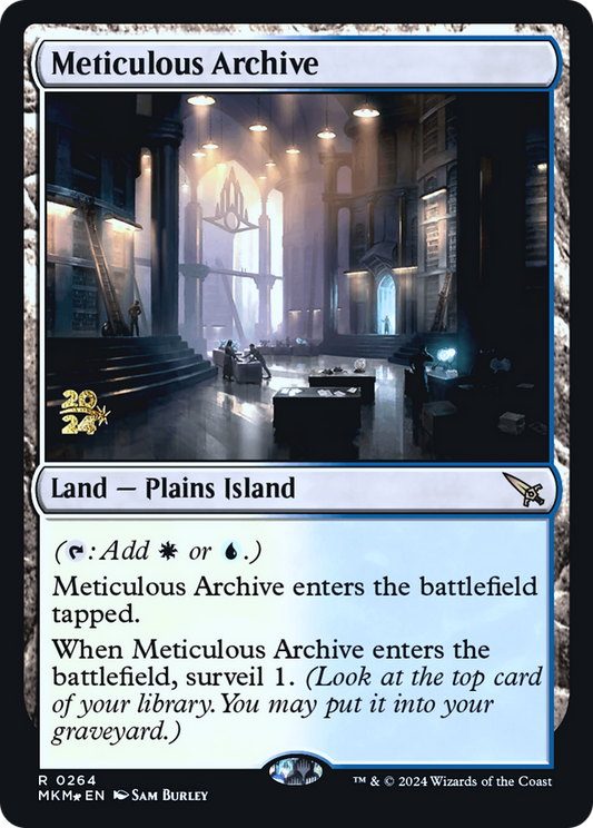 Meticulous Archive (PRE-264S) - Murders at Karlov Manor Promos Foil