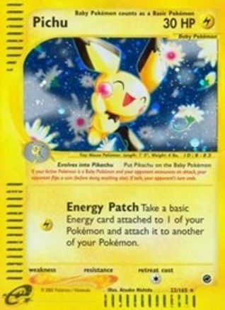 Pichu (22) 22/165 - Expedition Holofoil