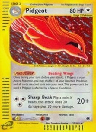 Pidgeot (23) 23/165 - Expedition Holofoil