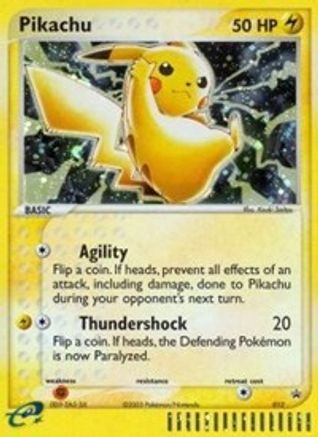 Pikachu - 012 (EX Series Collector's Tin) 12/40 - Nintendo Promos Holofoil