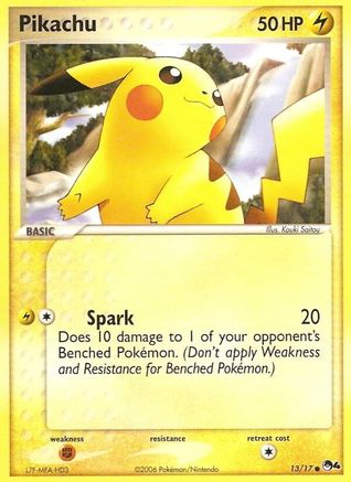 Pikachu 13/17 - POP Series 4 Holofoil