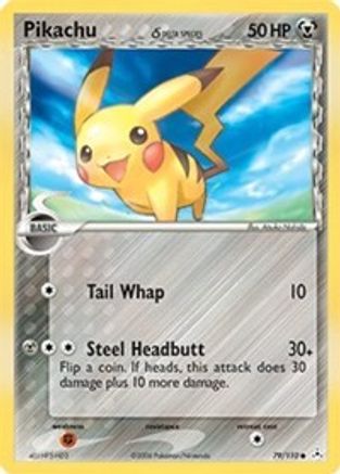 Pikachu (Delta Species) 79/110 - Holon Phantoms Reverse Holofoil
