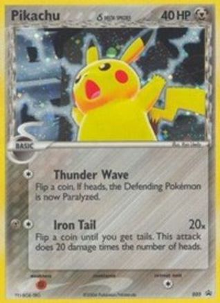 Pikachu (Delta Species) - 035 (Value Pack) 35/40 - Nintendo Promos