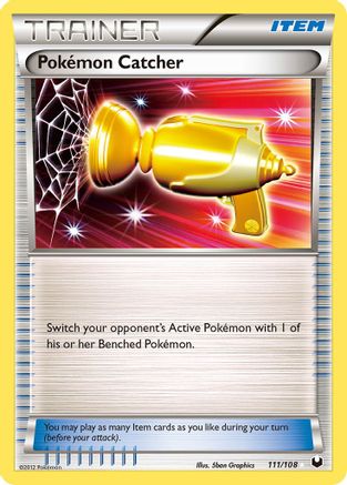 Pokemon Catcher (Gold) 111/108 - Dark Explorers Holofoil