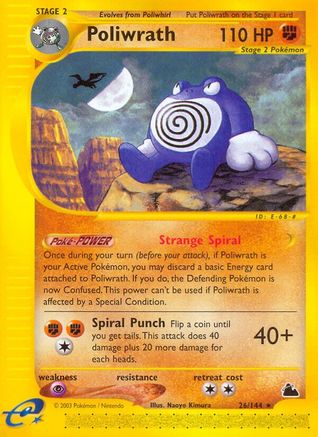 Poliwrath (26) 26/144 - Skyridge Reverse Holofoil