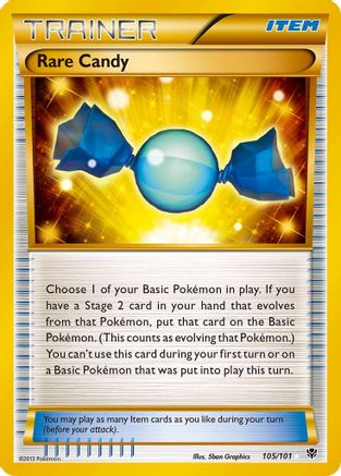 Rare Candy (105 Secret Rare) 105/101 - Plasma Blast Holofoil