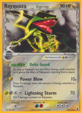 Rayquaza (Delta Species) 13/113 - Delta Species Holofoil