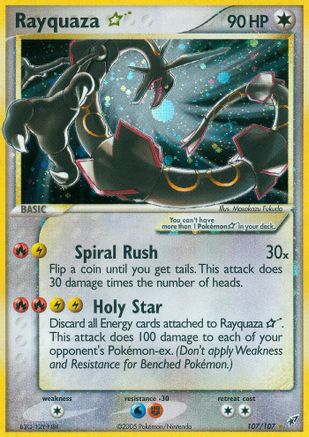 Rayquaza Star 107/107 - Deoxys