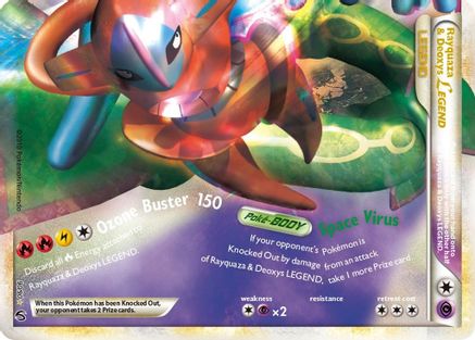 Rayquaza & Deoxys Legend (Bottom) 90/90 - Undaunted Holofoil