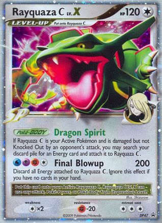 Rayquaza C LV.X - DP47 DP47/56 - Diamond and Pearl Promos Holofoil