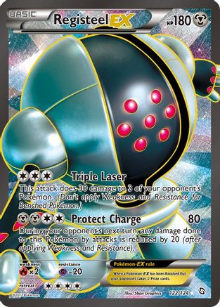 Registeel EX (122 Full Art) 122/124 - Dragons Exalted Holofoil