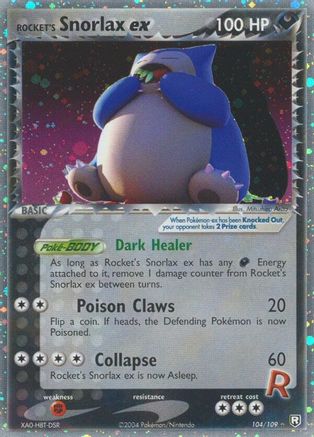 Rocket's Snorlax ex 104/109 - Team Rocket Returns Holofoil