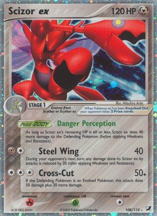 Scizor ex 108/115 - Unseen Forces Holofoil