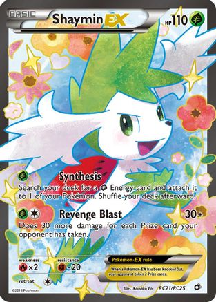 Shaymin EX (Full Art) RC21/113 - Legendary Treasures Radiant Collection Holofoil
