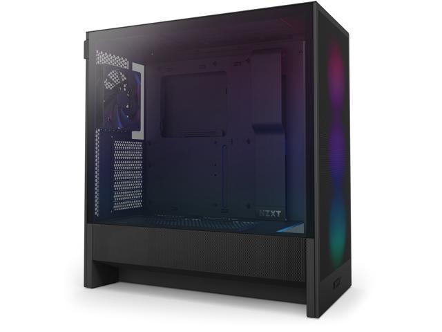 NZXT CC-H52FB-R1 H5 FLOW RGB Mid Tower Dark Tinted TG Black