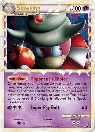Slowking (Prime) 85/90 - Undaunted Holofoil