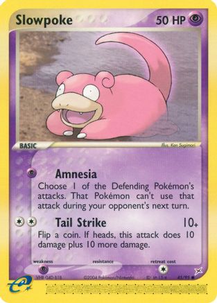 Slowpoke 45/95 - Team Magma vs Team Aqua Reverse Holofoil