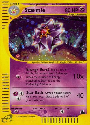 Starmie (H28) H28/144 - Skyridge Holofoil