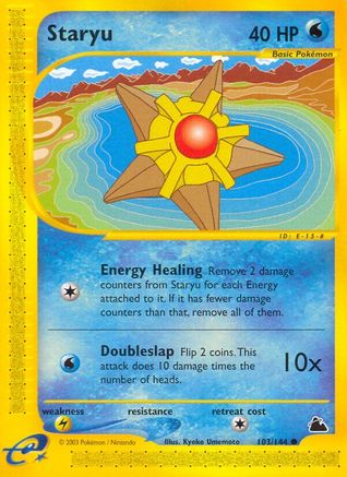 Staryu (103) 103/144 - Skyridge Reverse Holofoil