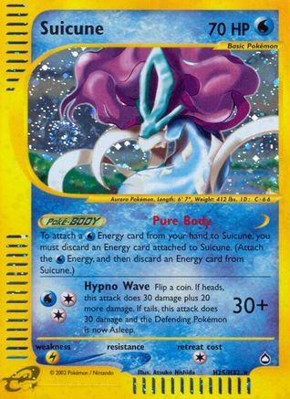 Suicune (H25) H25/147 - Aquapolis Holofoil