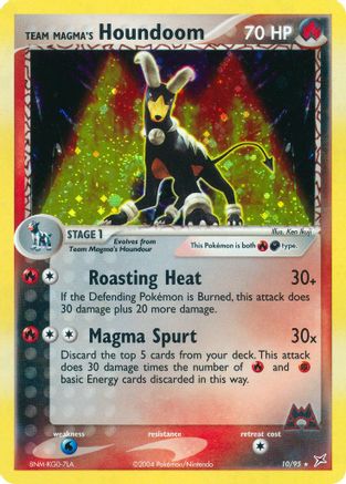 Team Magma's Houndoom - 10/95 10/95 - Team Magma vs Team Aqua Holofoil
