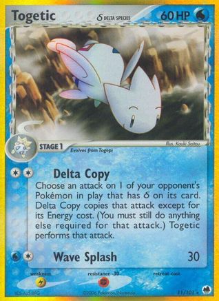 Togetic (Delta Species) 11/101 - Dragon Frontiers Reverse Holofoil
