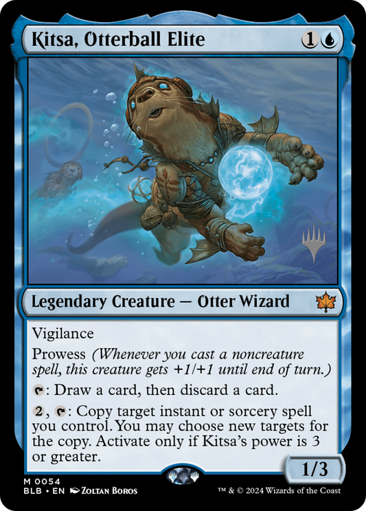 Kitsa, Otterball Elite (PPBLB-54P) - Bloomburrow Promos Foil
