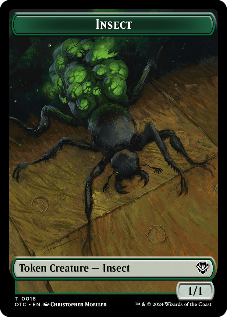 Insect (TOTC-018) - Outlaws of Thunder Junction Commander Tokens