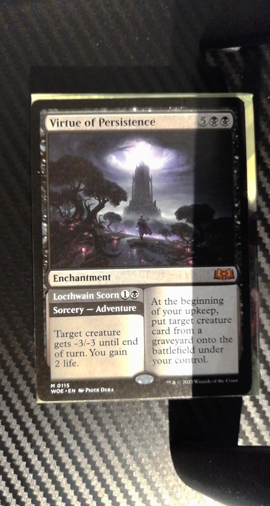 Virtue of Persistence // Locthwain Scorn [WOE - 115]