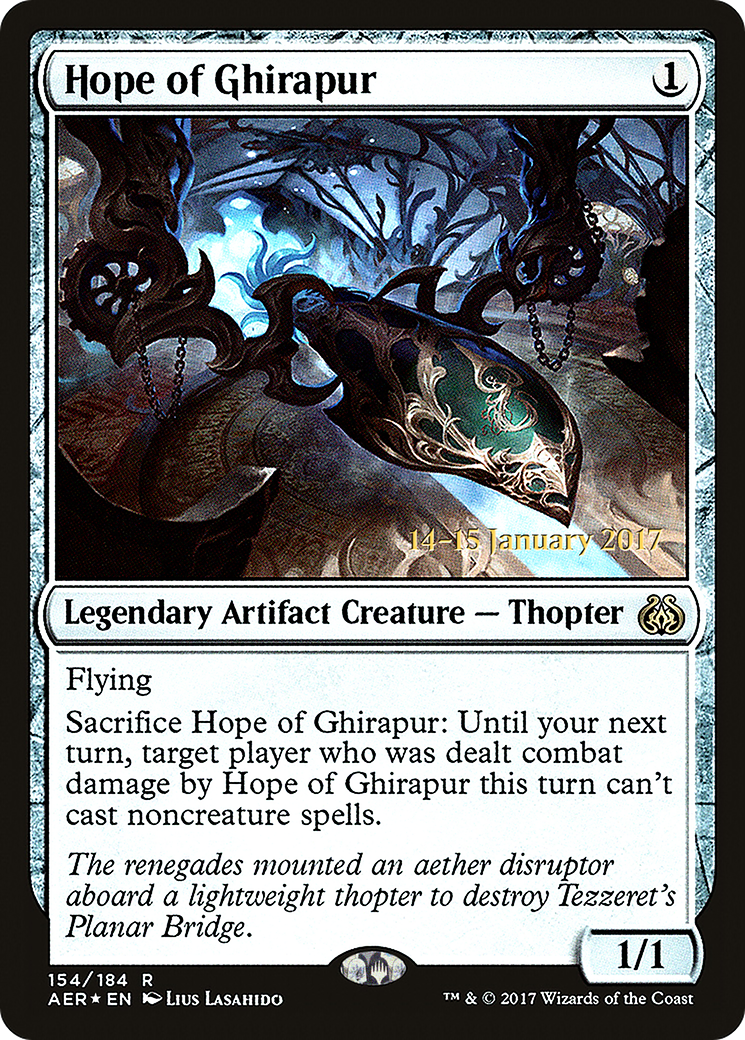 Hope of Ghirapur (PRE-154S) - Aether Revolt Promos Foil