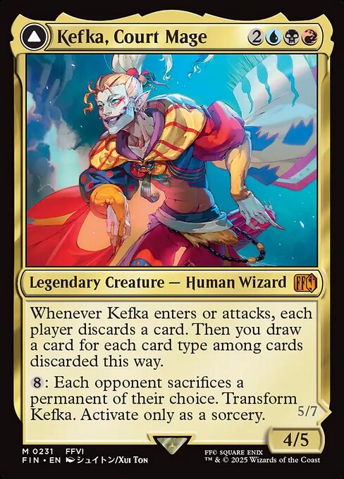 Kefka, Court Mage // Kefka, Ruler of Ruin [FIN - 231]