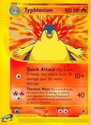 Typhlosion (64) 64/165 - Expedition Reverse Holofoil
