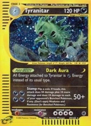Tyranitar (29) 29/165 - Expedition Holofoil