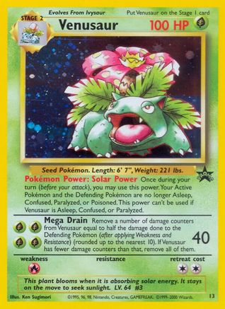 Venusaur 13/53 - WoTC Promo Holofoil