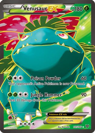 Venusaur EX (141 Full Art) 141/146 - XY Base Set Holofoil