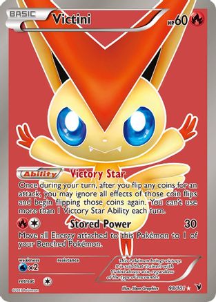 Victini (98 Full Art) 98/101 - Noble Victories Holofoil