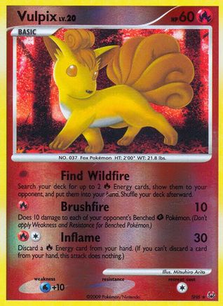 Vulpix (Shiny) SH6/127 - Platinum Reverse Holofoil