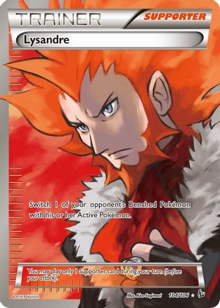Lysandre (104 Full Art) 104/106 - XY  Flashfire Holofoil