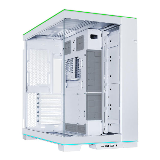 Lian-Li O11DERGBW Tour Complète TG 2x3.5HDD ou 2.5 SSD Blanc