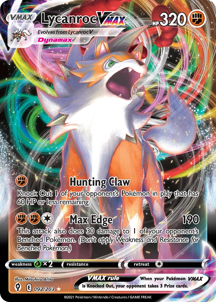 Lycanroc VMAX [SWSH7 - 92]