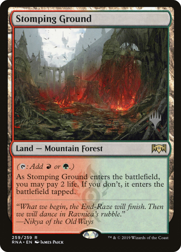 Stomping Ground (PPELD-259) - Ravnica Allegiance Promos Foil