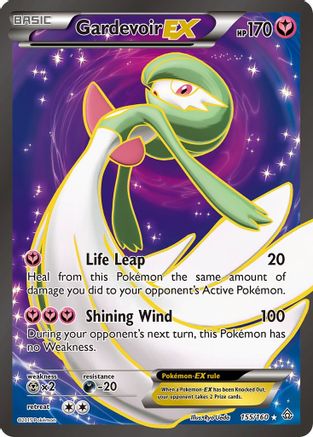 Gardevoir EX (155 Full Art) 155/160 - XY  Primal Clash Holofoil